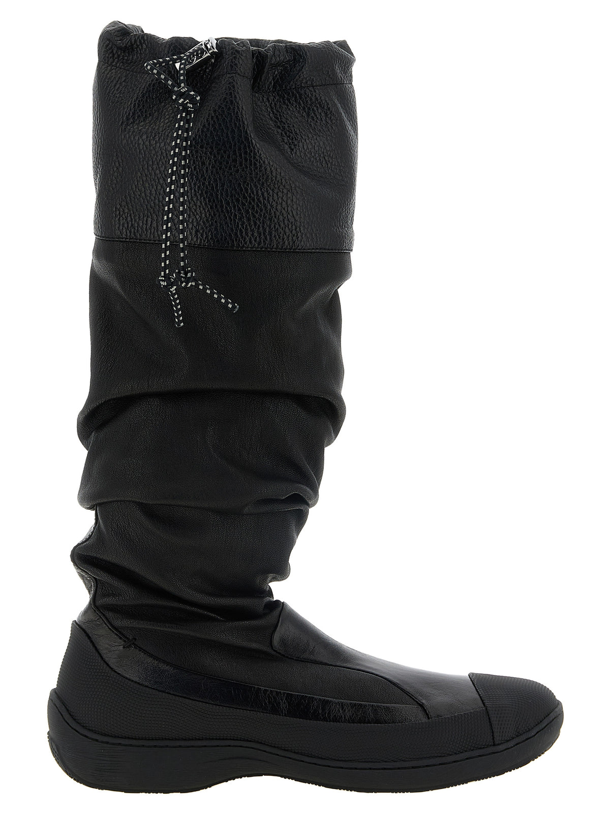 Kiko Kostadinov Black Leather Over The Knee
