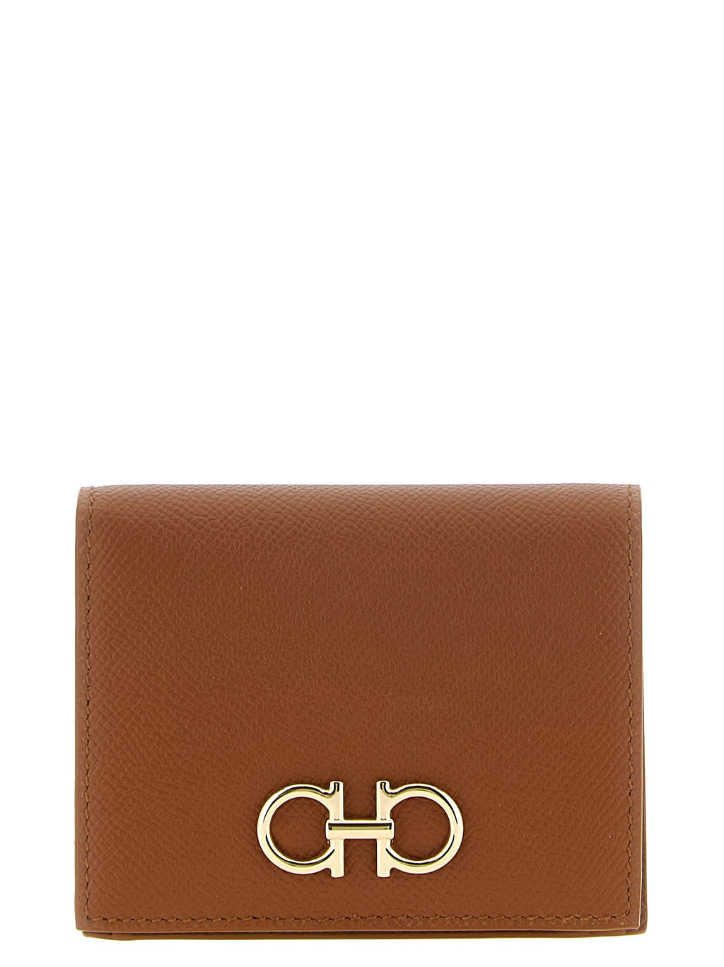 Ferragamo Brown Calfskin Cardholder