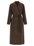 'S Max Mara Brown Virgin Wool Coat