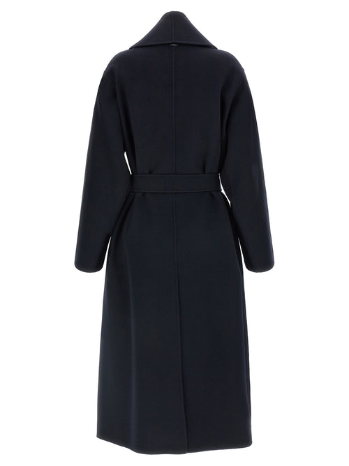 'S Max Mara Blue Wool Coat