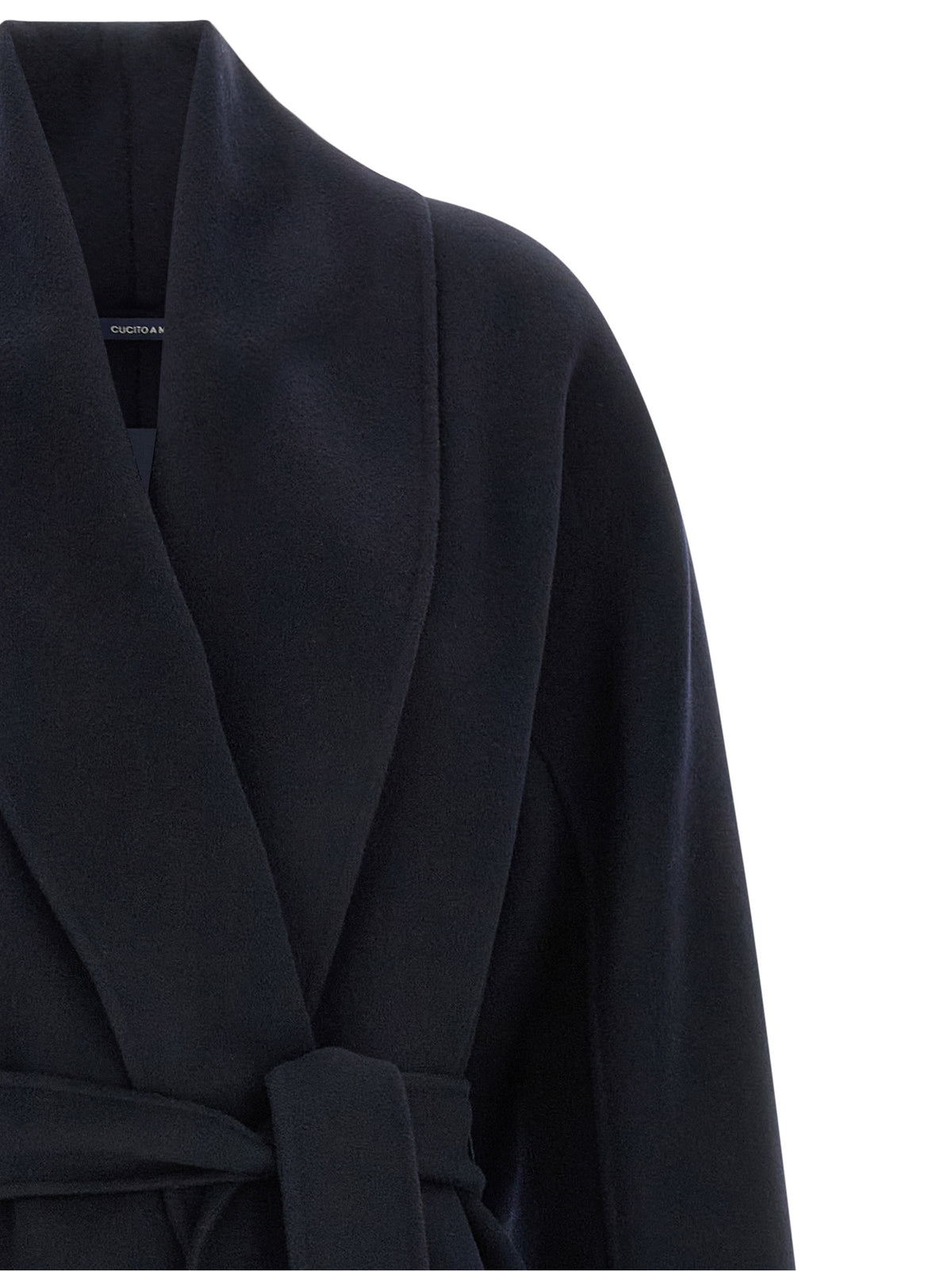 'S Max Mara Blue Wool Coat