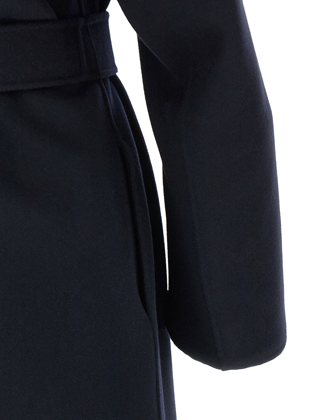 'S Max Mara Blue Wool Coat