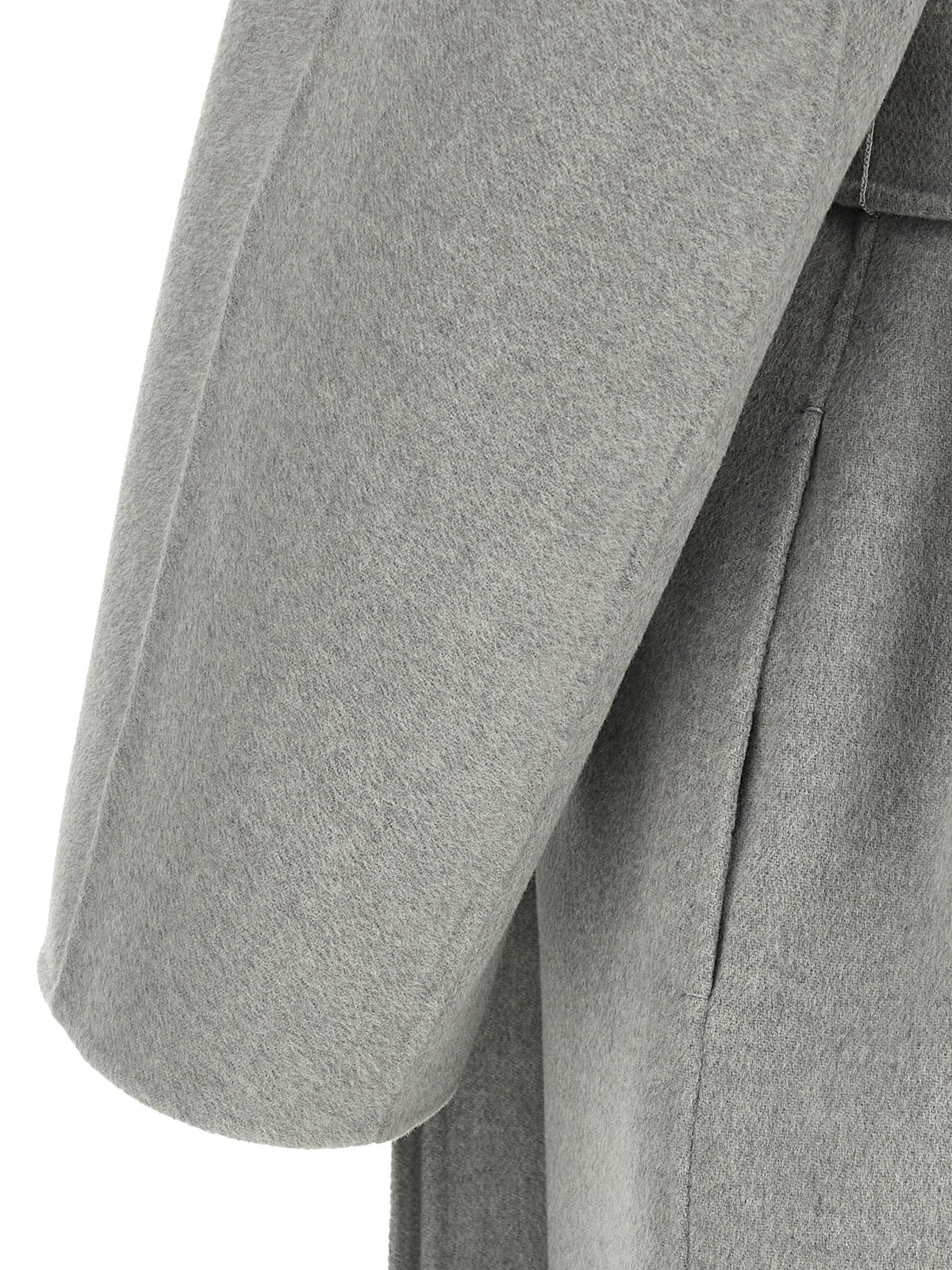'S Max Mara Gray Wool Coat