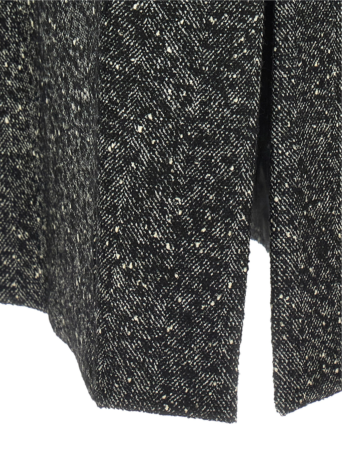 Max Mara Bicolor Virgin Wool Coat