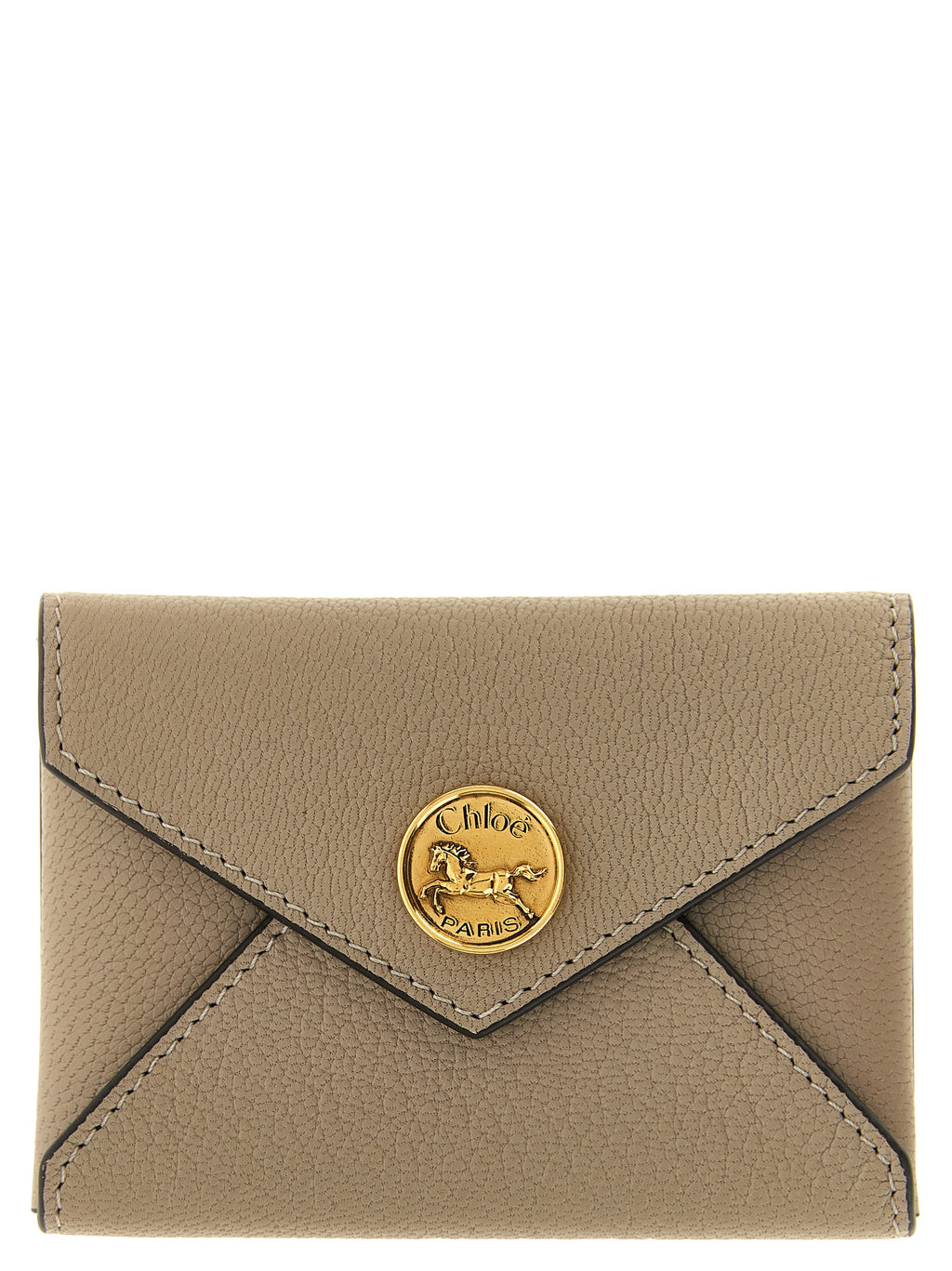 Chloé Beige Goatskin Cardholder
