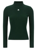 Courrèges Bicolor Viscose Cardigan