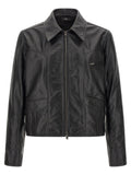 Amiri Black Calfskin Leather Jacket