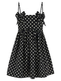Ganni Black Polyester Short Dress