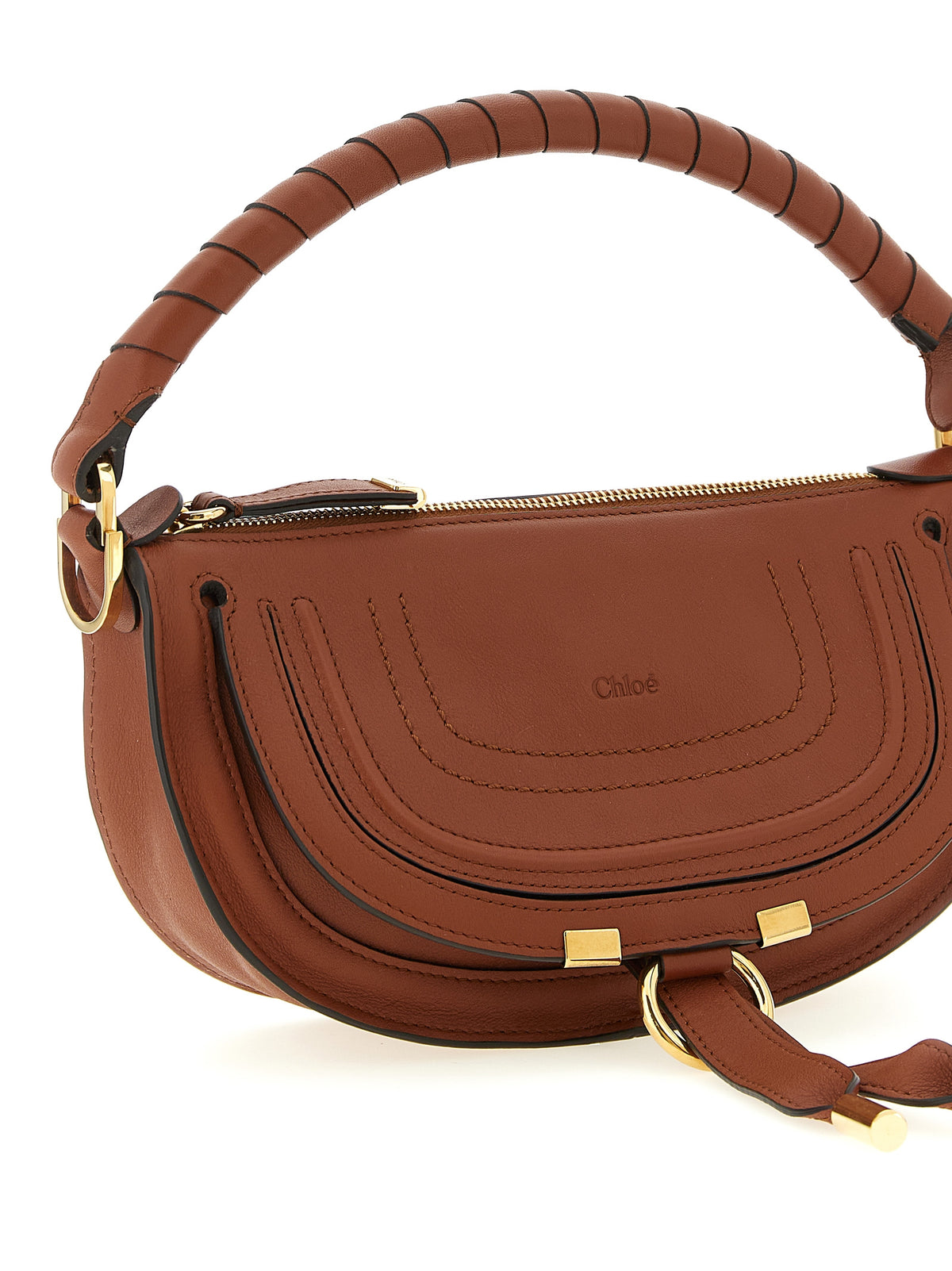 Chloé Brown Calfskin Shoulder Bag