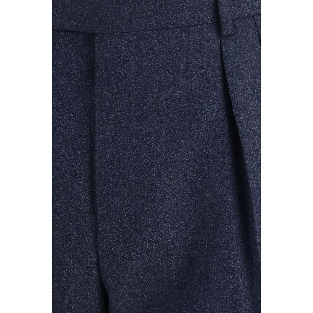 Brioni Blue Wool Oves Aries Casual Pants