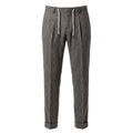 Roberto Pepe Luxury Black Rayon Men Pant