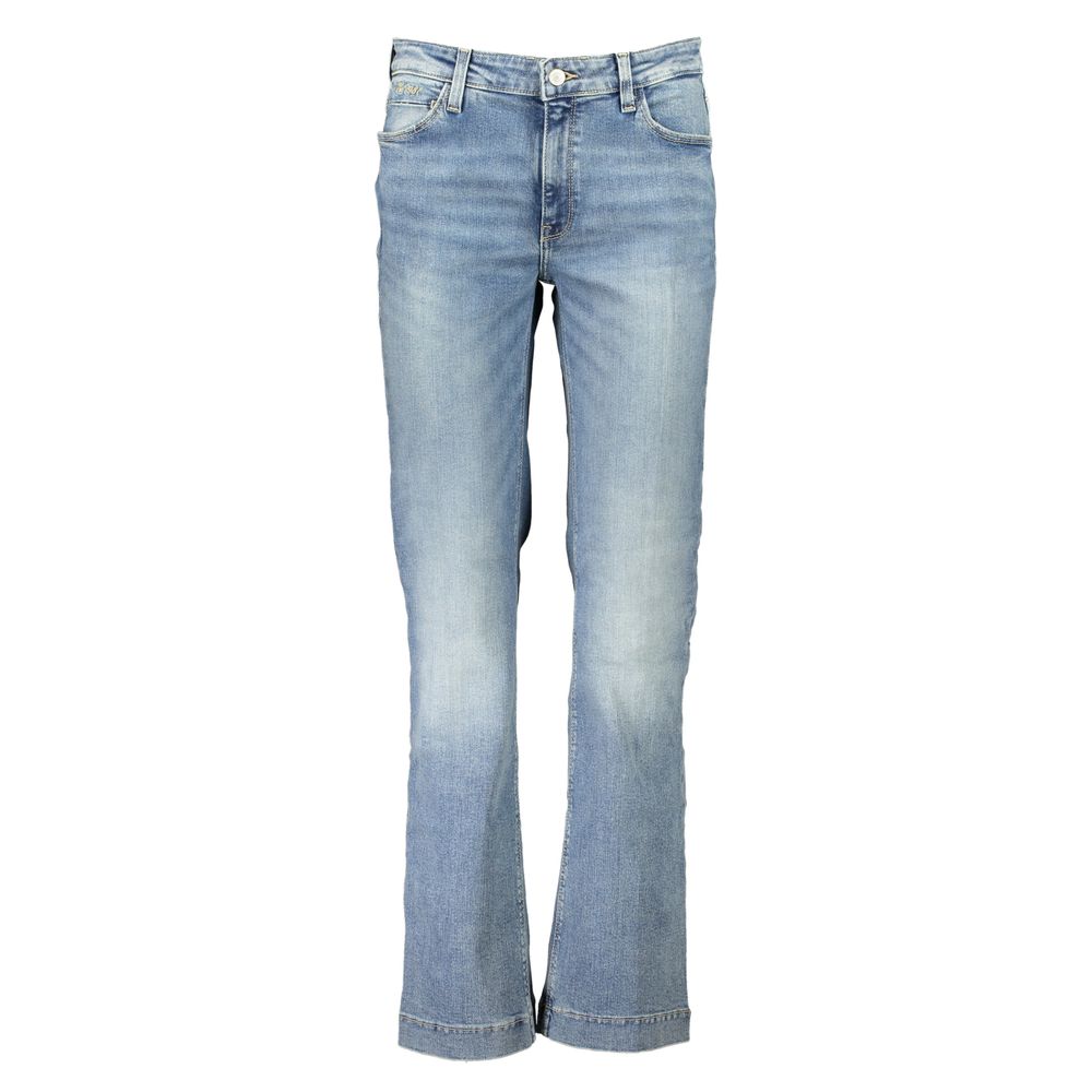 Guess Jeans Blue Cotton Flared Jeans