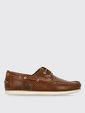 Barbour Brown Leather Slip-On Loafers