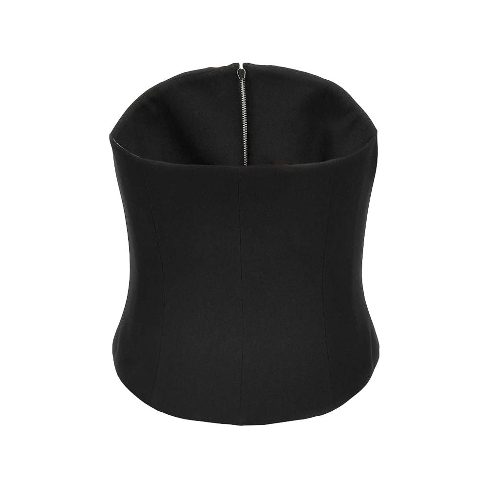 Alexander McQueen Black Wool Oves Aries Corset
