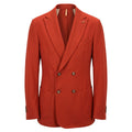 Roberto Pepe Luxury Red Polyester Men Jacket