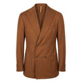 Roberto Pepe Luxury Brown Viscose Men Jacket