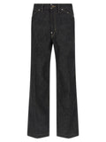 Lemaire Black Cotton Jeans Denim