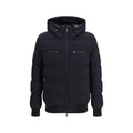 Moose Knuckles Black Nylon Full-Length Jacket