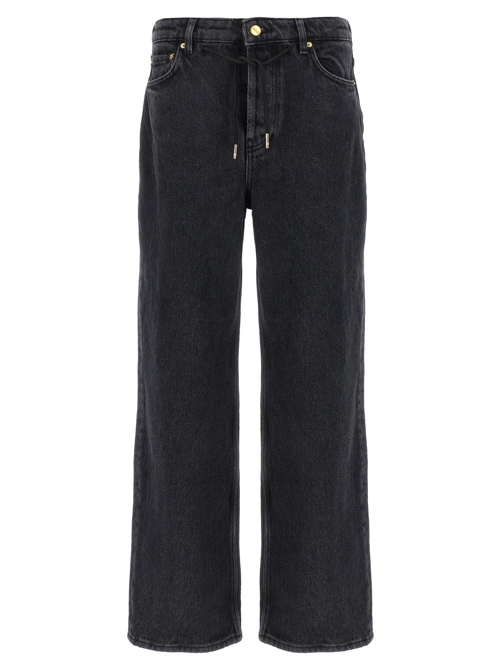 Ganni Black Cotton Jeans Denim