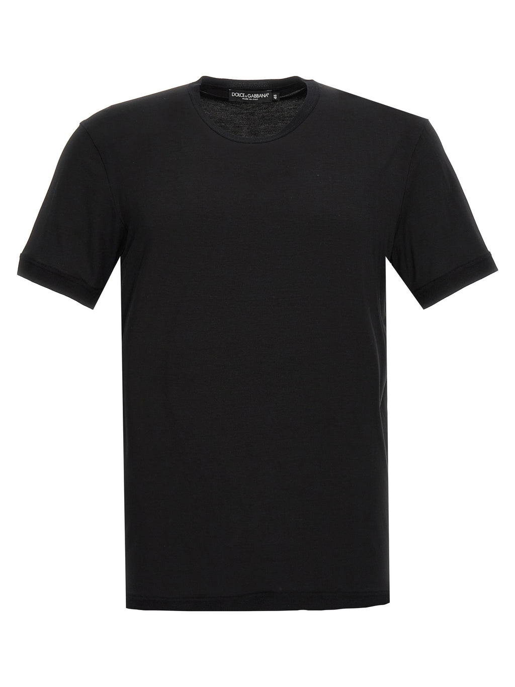 Dolce & Gabbana Black Viscose T-Shirt