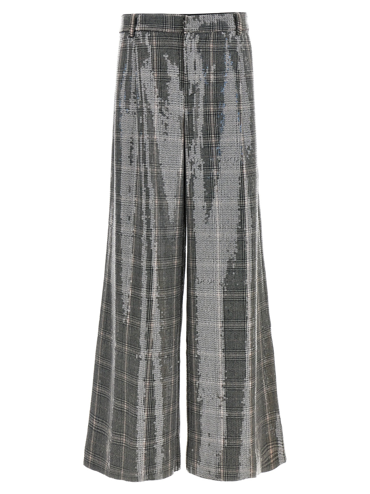 Retrofette Gray Polyester Casual Pants