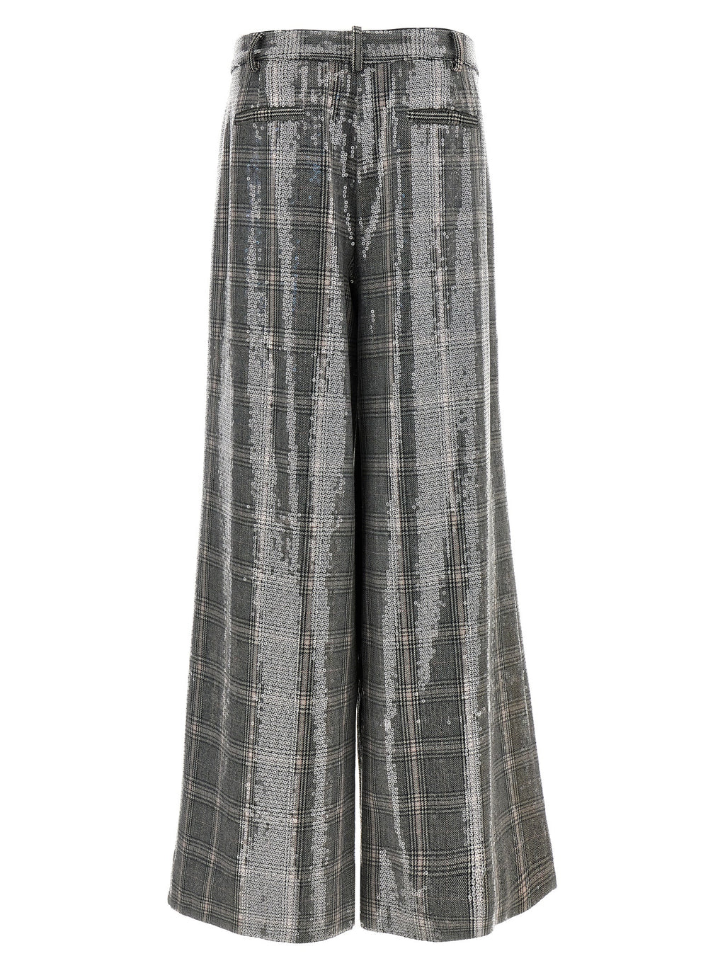 Retrofette Gray Polyester Casual Pants