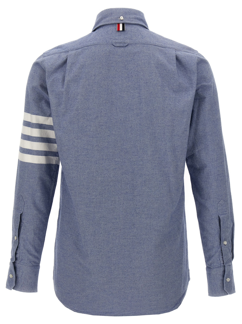 Thom Browne Blue Cotton Blouse