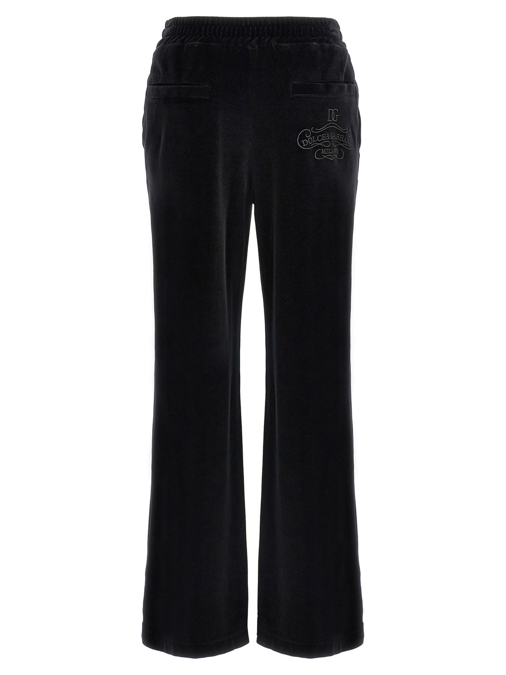Dolce & Gabbana Black Cotton Joggers (Workout Pants)