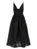 Zimmermann Black Linen Cocktail Dress