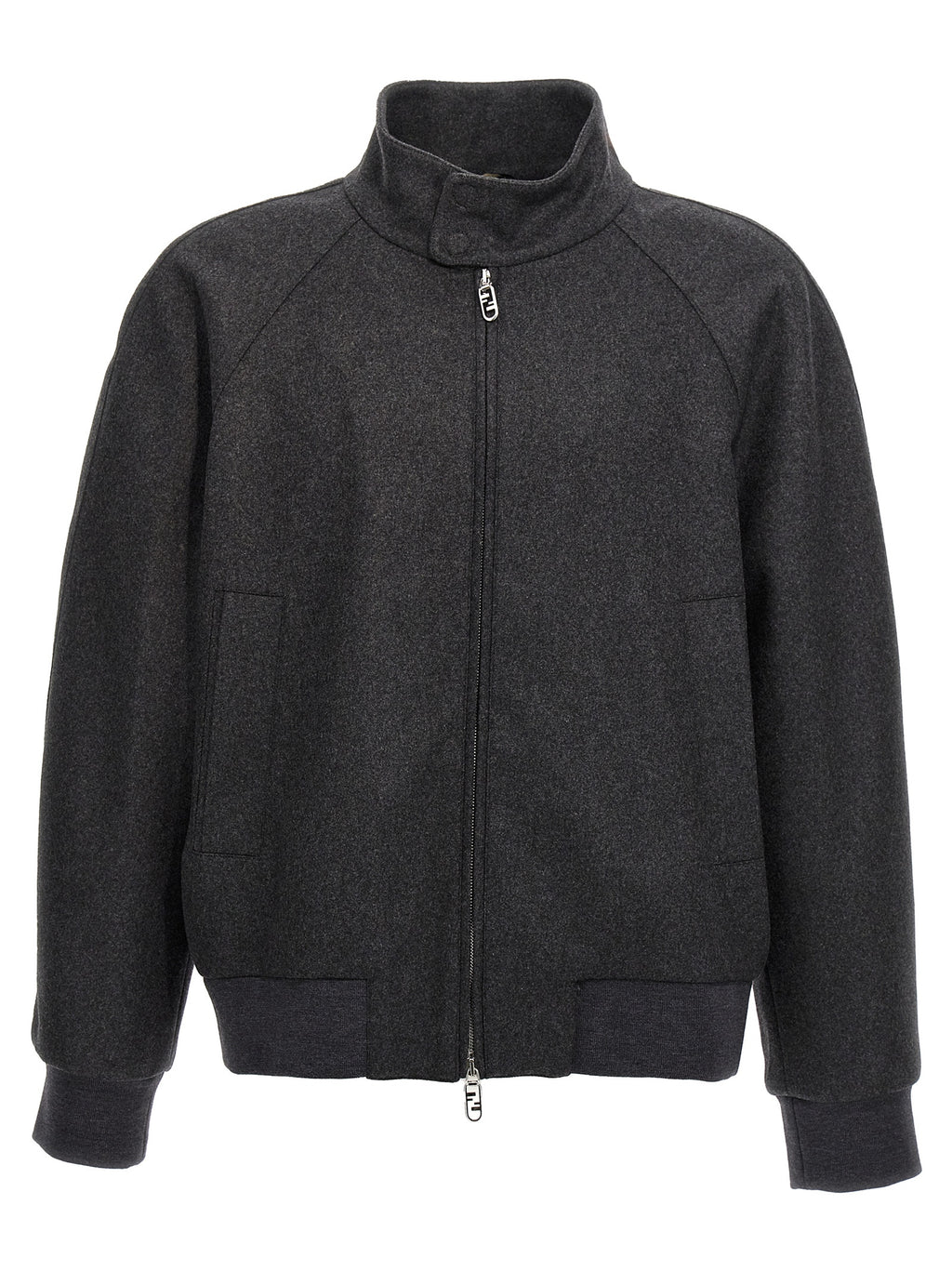 Fendi Gray Cashmere Jacket