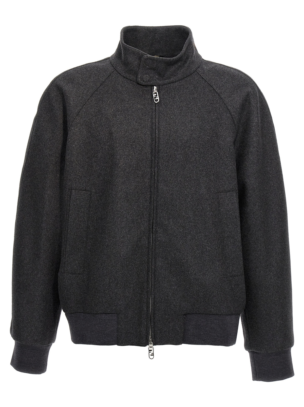 Fendi Gray Cashmere Jacket