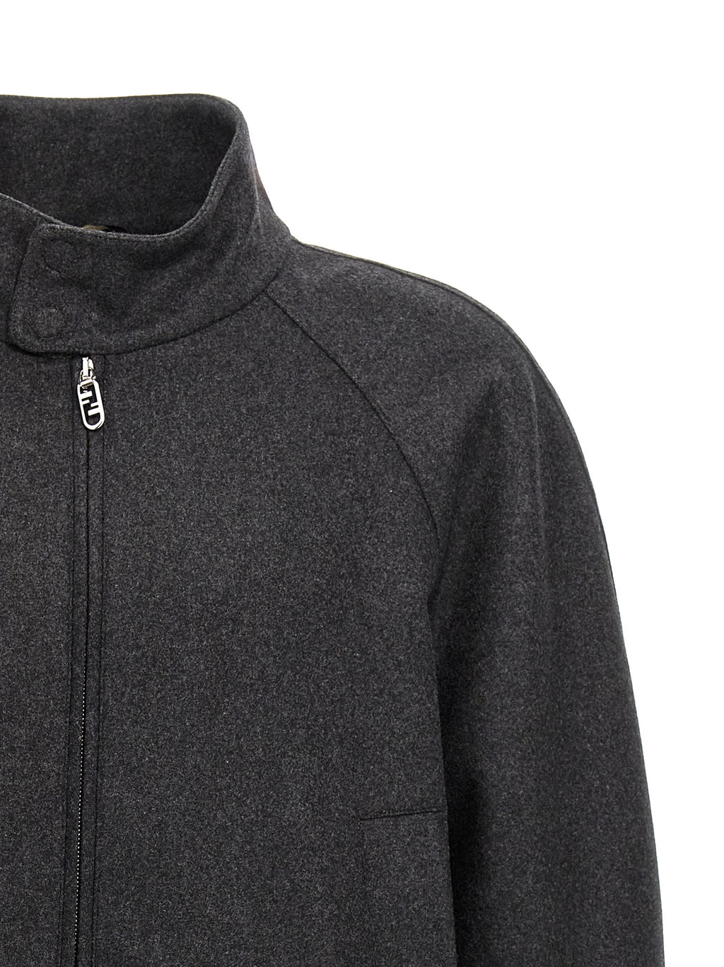 Fendi Gray Cashmere Jacket