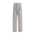 Laneus Gray Wool Oves Aries Casual Pants