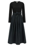 Max Mara Black Viscose Long Dress