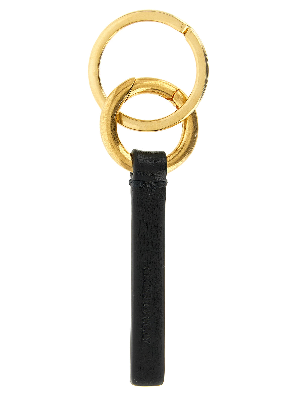 Jil Sander Black Calfskin Keychain