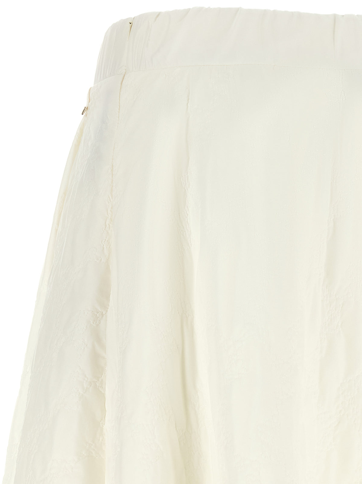 Herno White Polyamide Mini Skirt