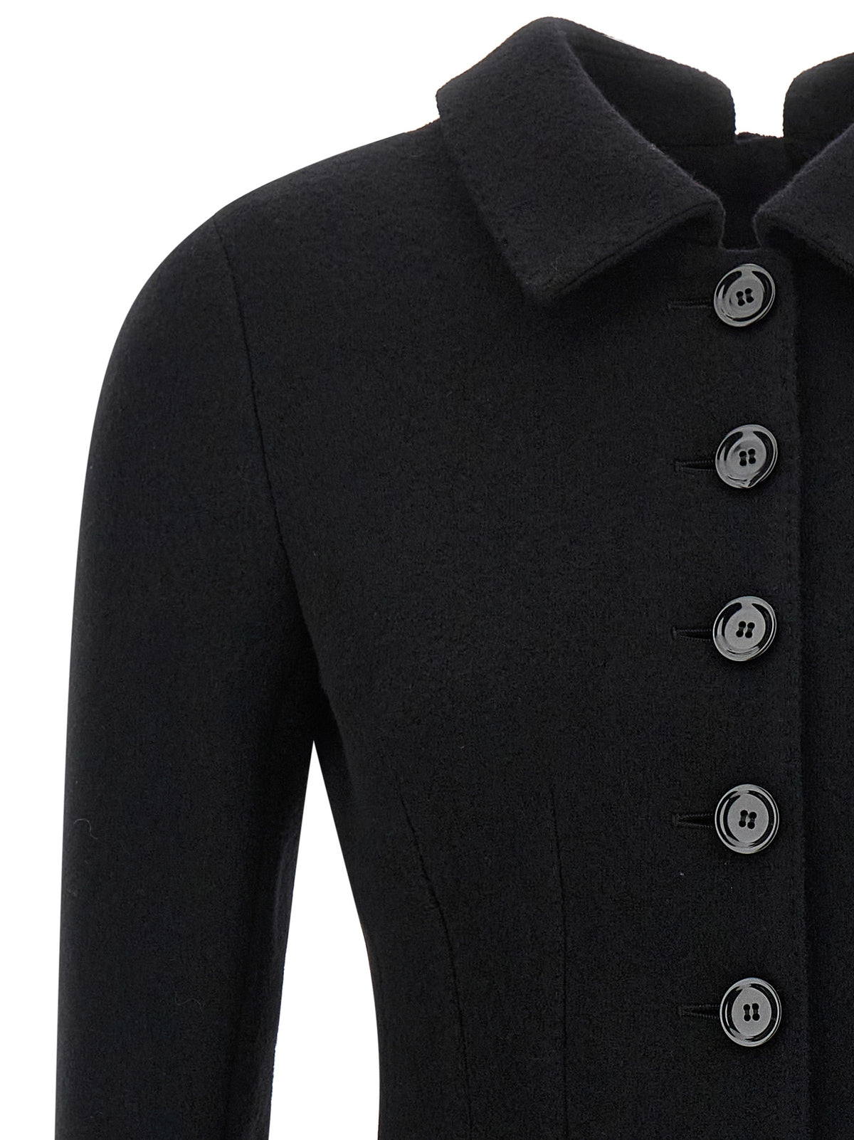 Dolce & Gabbana Black Virgin Wool Blazer