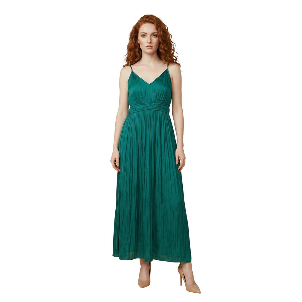 Morgan De Toi Bicolor Polyester Long Dress