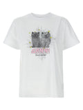 Ganni White Cotton T-Shirt