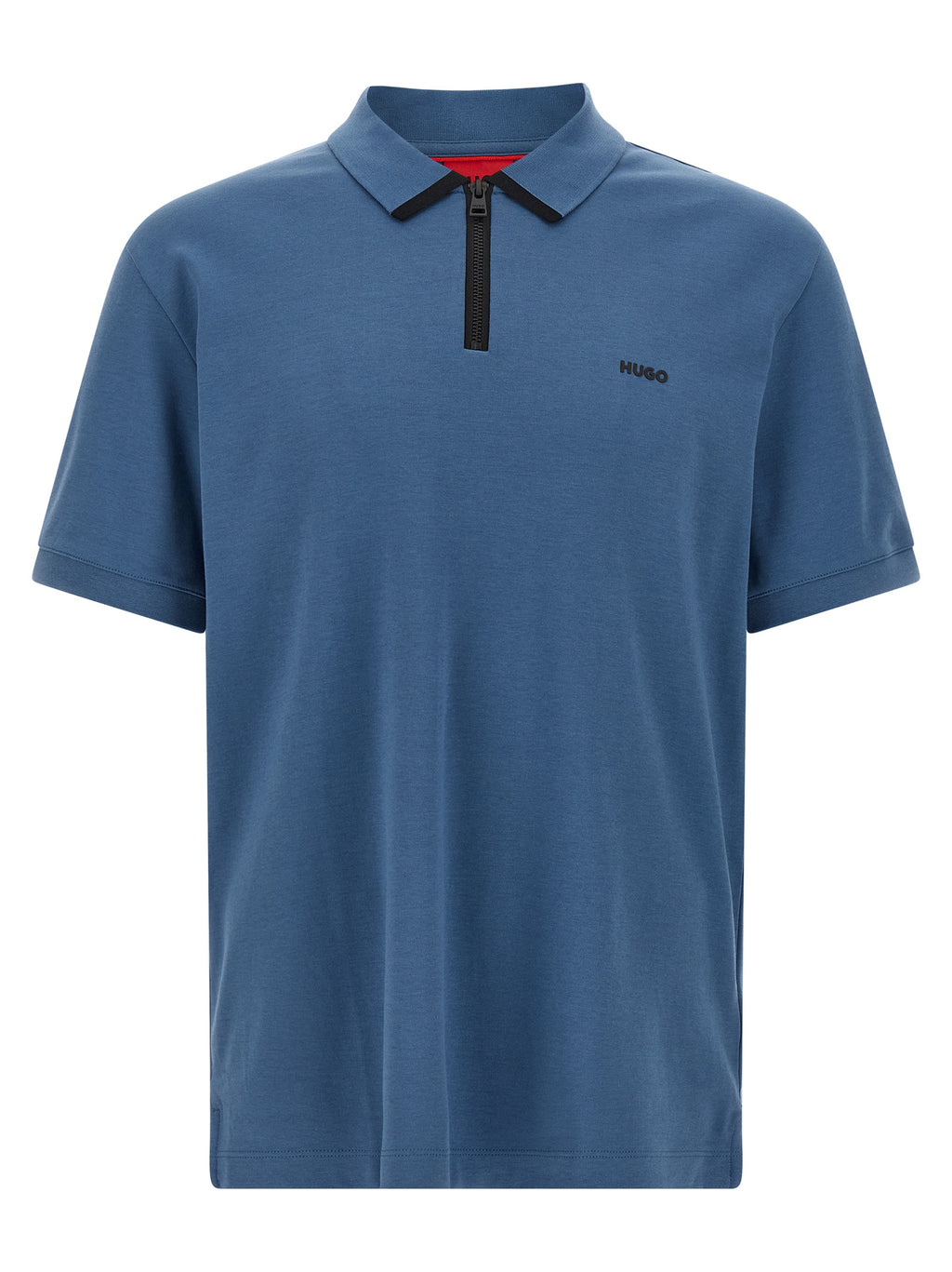 Hugo Boss Blue Cotton Polo Shirt