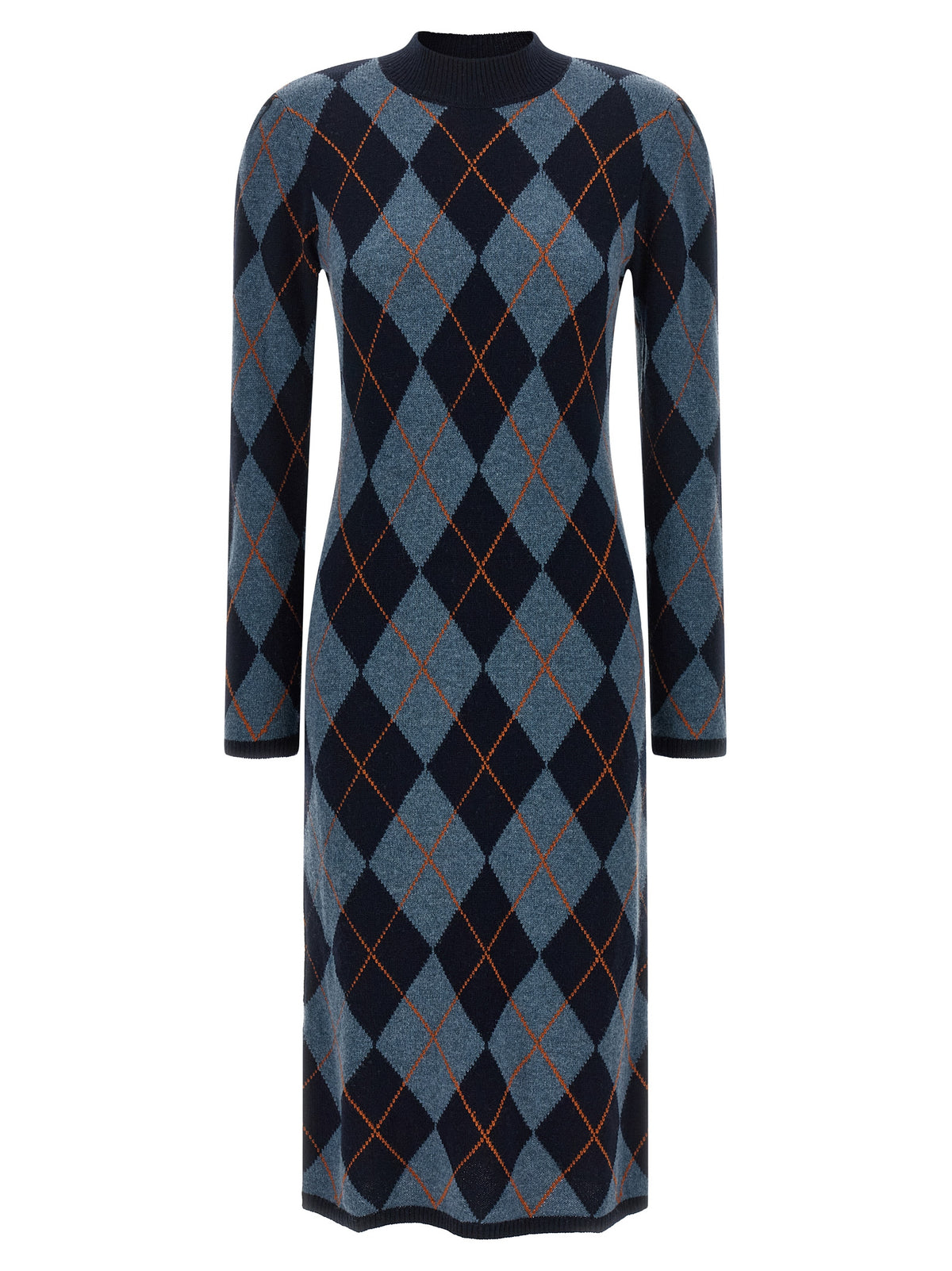 Twinset Orange Viscose Casual Dress