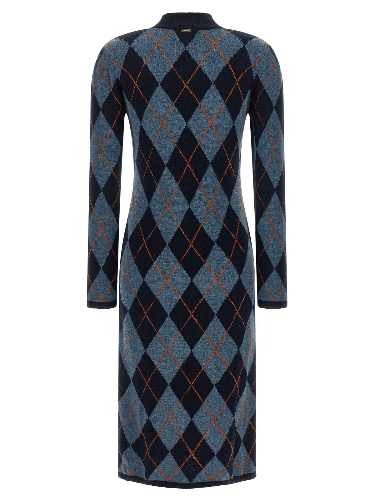 Twinset Orange Viscose Casual Dress