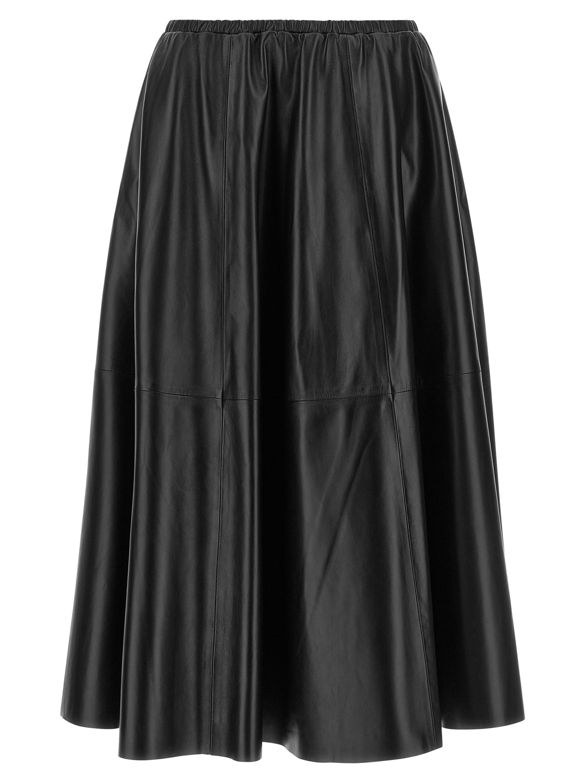 Alberta Ferretti Black Polyester Mini Skirt