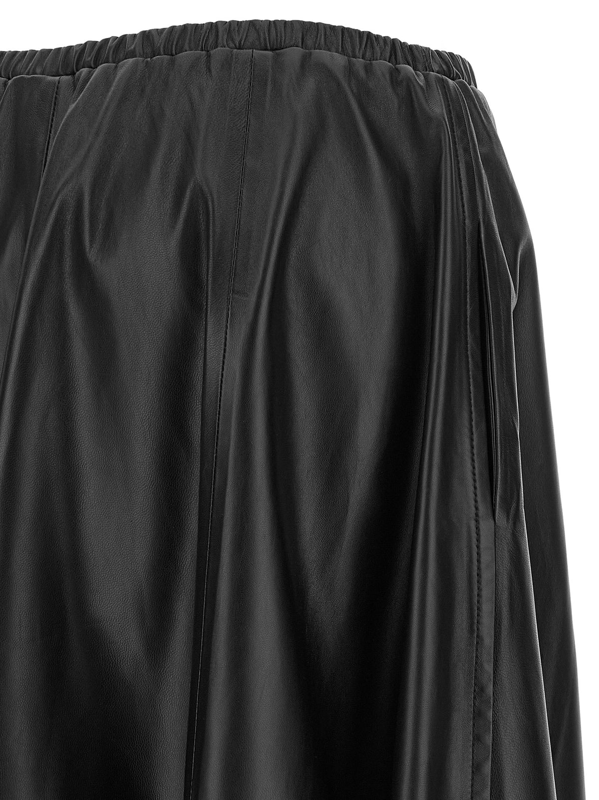 Alberta Ferretti Black Polyester Mini Skirt