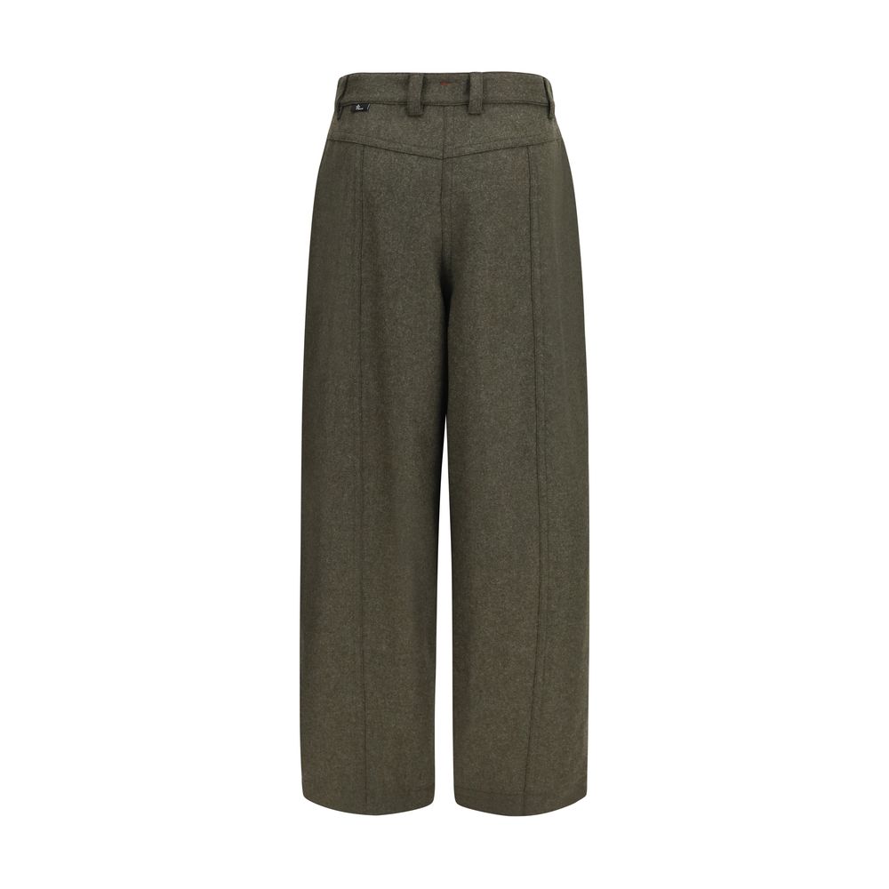 Moncler Grenoble Bicolor Wool Oves Aries Casual Pants