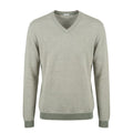 Malo Green Cotton Men Sweater