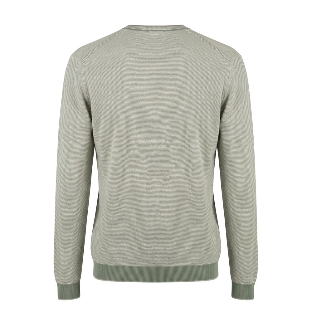 Malo Green Cotton Men Sweater