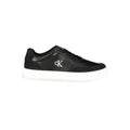 Calvin Klein Black Polyurethane Men's Sneaker