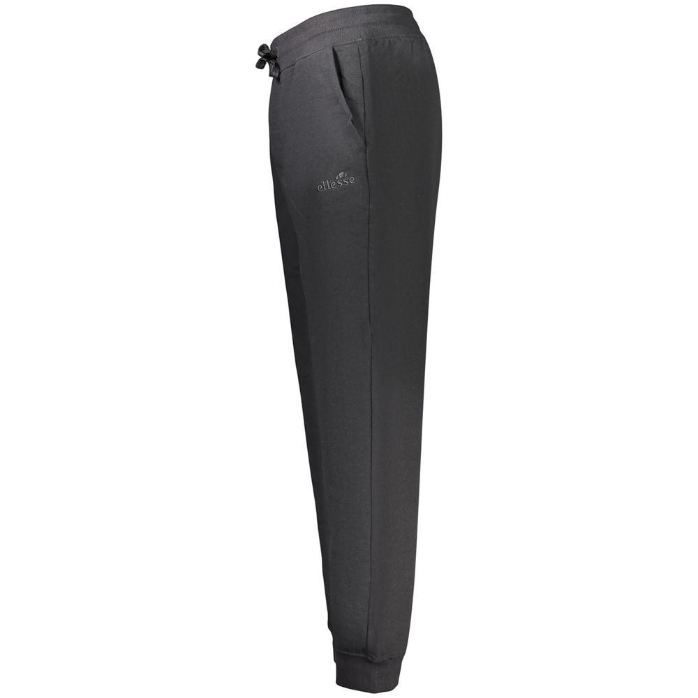Ellesse Black Cotton Joggers (Workout Pants)