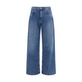 Palm Angels Blue Cotton Jeans Denim